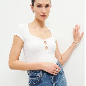 Reformation Carey Knit Top NWOT
